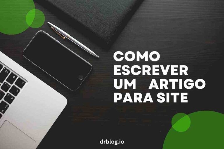 como escrever um artigo para site